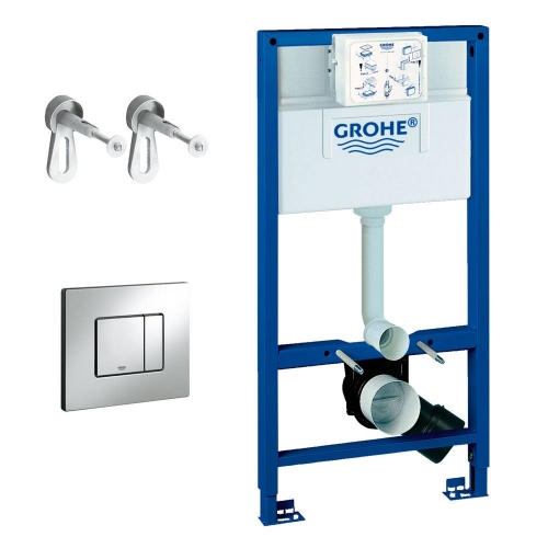 Grohe 118152 Rapid SL 1.00m 3 in 1 Set Support Frame for Wall Hung WC