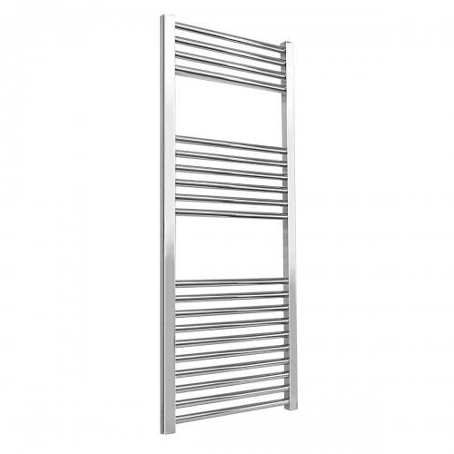 Lazzarini Silea Straight Heated Towel Rail Chrome 1200mm x 500mm