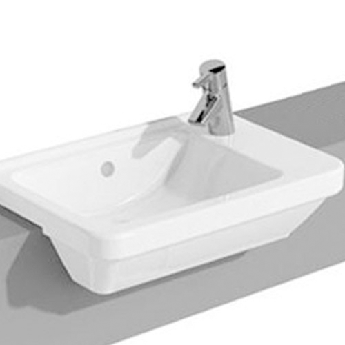 VitrA S50 Square Semi Recess Basin
