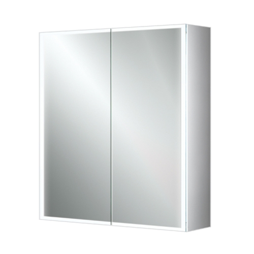 Mia LED Cabinet Double Door Demister and Shaver 800 x 700