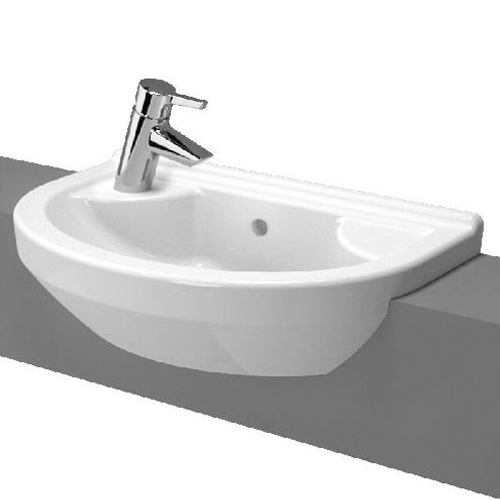 VitrA S50 Round Compact Semi Recessed Basin