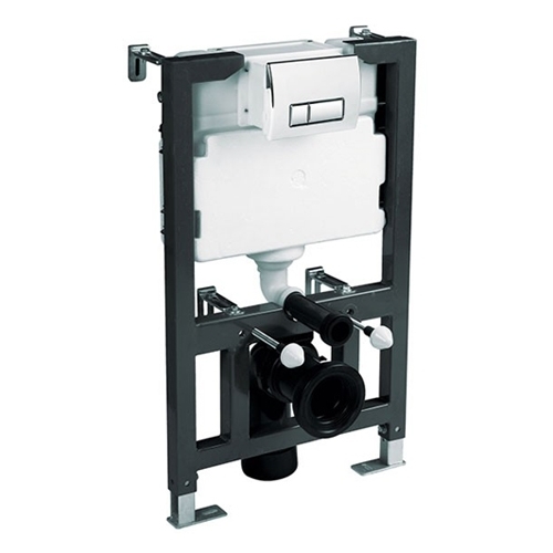 Cyclone 0.82 - 1m Univ WC Frame cw Cistern & Plate