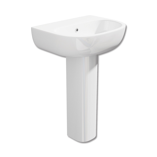 Synergy Tilly 550mm Basin And Pedestal