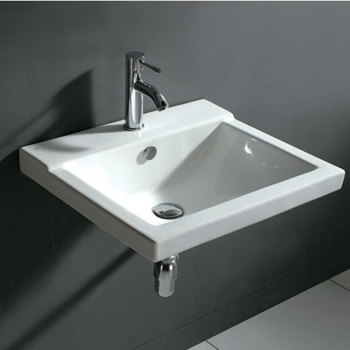 560mm 1 Tap Hole Wall Hung Basin - A10 By Voda Design