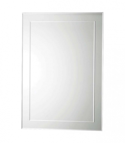 Vertical Bathroom Mirror - Glass Framed