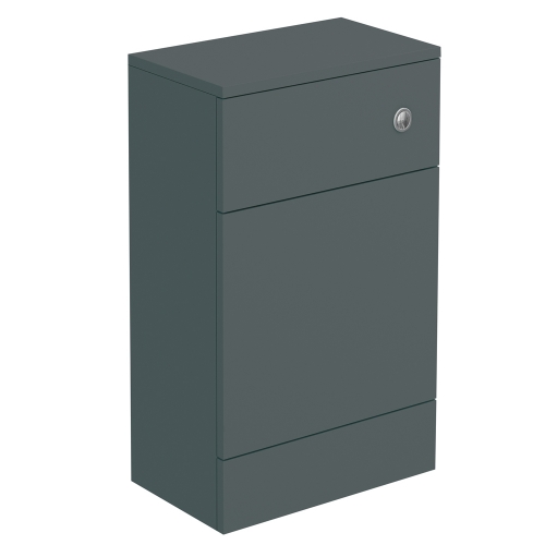 Waterproof Grey 500mm WC Unit 