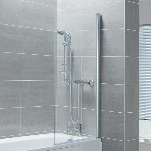 6mm Square Bath Screen 800 x 1400mm