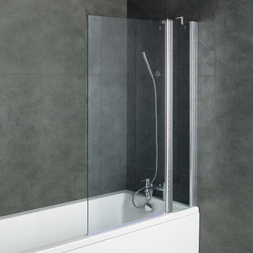 Square Bath Screen With Extended Pane 1000x1400mm