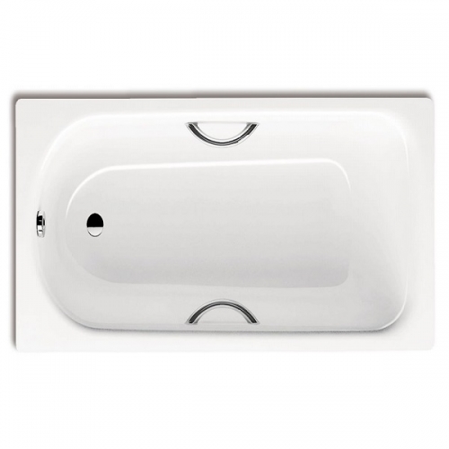 Kaldewei Saniform Plus Star 332 Steel Bath 1600x700mm 2 Tap Hole Anti-Slip