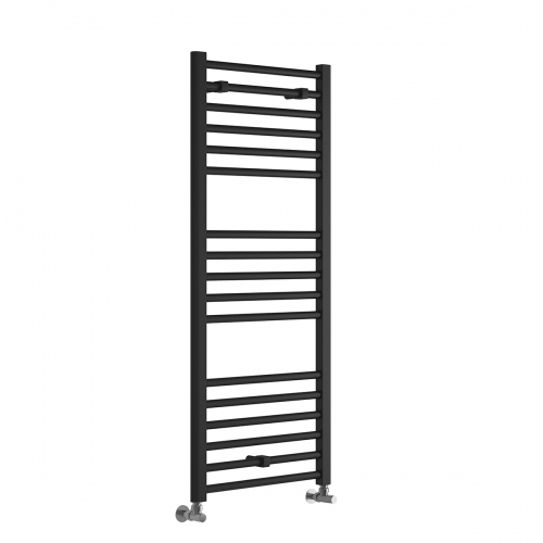 Lazzarini Silea Straight Heated Towel Rail Anthracite 1200mm x 500mm