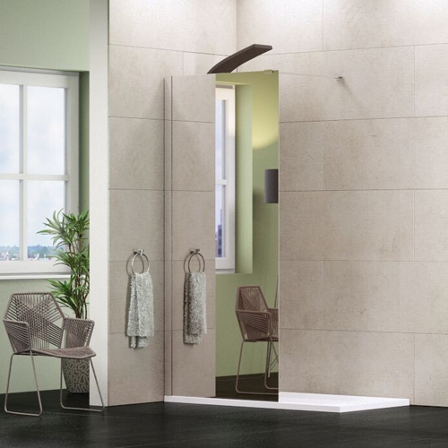 Synergy Mirror Wetroom Glass Shower Panels