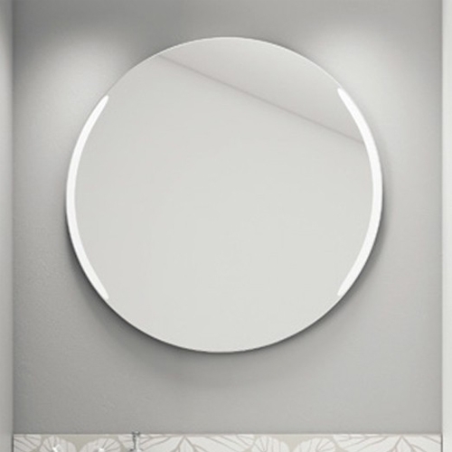 Round LED Illuminated Mirror 600mm Demister Touch Activated