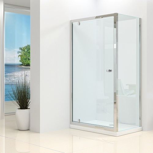 Synergy Vital 4mm Pivot Shower Door and Side Panel Pack