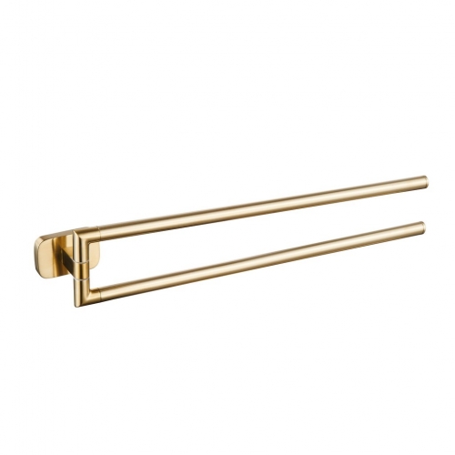Asti Double Split Rail Brushed Brass- 52.456