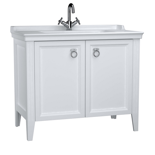 Vitra Valarte 2 Door Washbasin Unit With 1 Tap Hole Basin (100cm)
