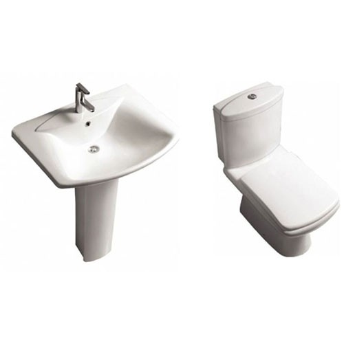 Elizabeth Modern Toilet And Basin Set