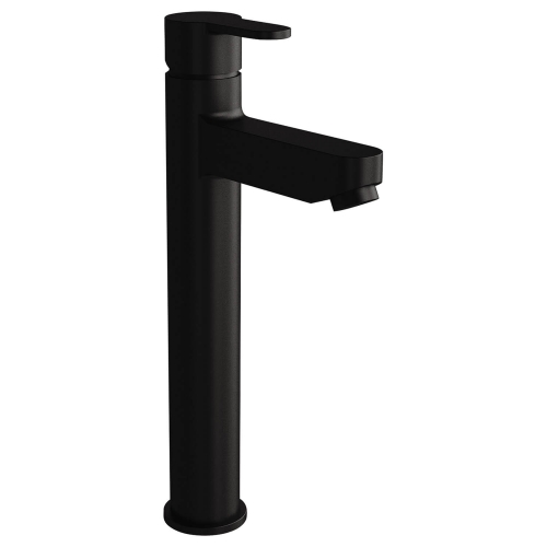 Camden Tall Mono Basin Mixer Black (Includes Waste)