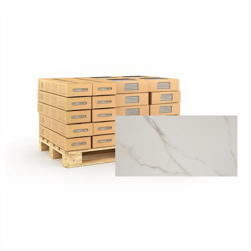 30x60 Calacatta Gold White Polished - 51.84 sqm - Full Pallet of RAK Tiles