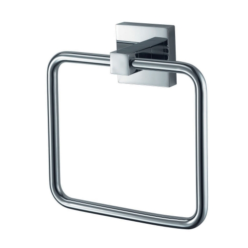 Chrome Towel Ring - Rosa by Voda Design