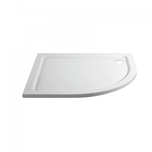 Anti Slip Offset Quadrant 1200 x 800mm Righ Hand Shower Tray - Jewel by Voda Design