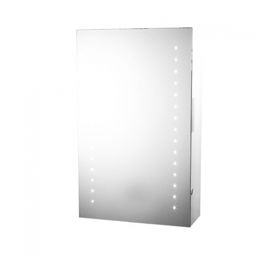 Illuminated Mirror Cabinet with Shaver Socket - Portland by Voda Design
