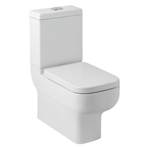 Arley 600 Close Coupled WC Toilet And Soft Close Seat