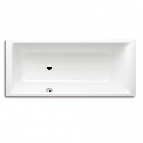 Kaldewei Puro Steel Rectangular Bath With Left Hand Side Overflow 1700 x 750mm 0 Tap Hole