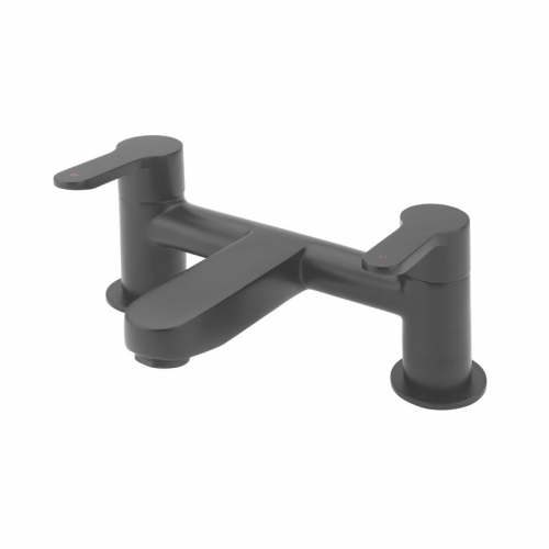 Black Bath Tap  (Lollipop Handle)