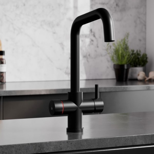3 In 1 Black Boiling Water Kitchen Tap - Tap Only TMBOIL-02/BLK 
