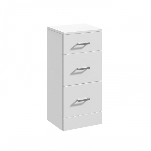 Blanco High Gloss White 300 x 300mm 3 Drawer Unit