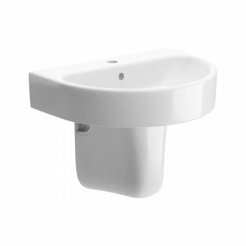 Series4 555x430mm 1TH Basin & Semi Pedestal