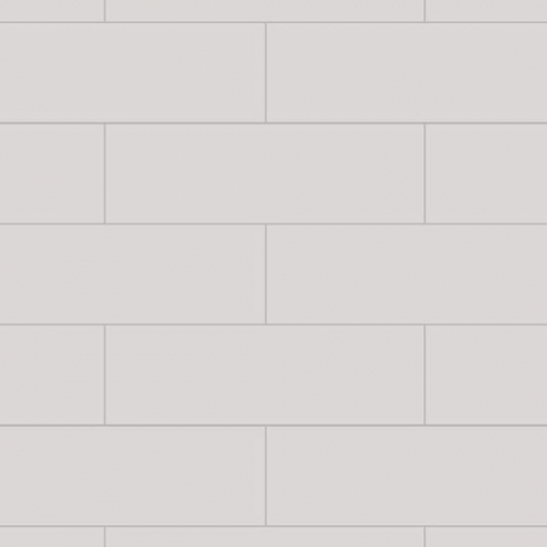Fibo Urban - 2.4m x 0.6m Wall Panel - White Silk (Metro Brick) - Pack Of 2