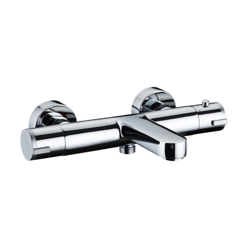 Thermostatic Bath Filler/Mixer Chrome Wall Mounted