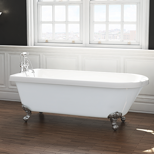 Freestanding Roll Top Traditional Single Ended Bath - Rochester By Voda Design