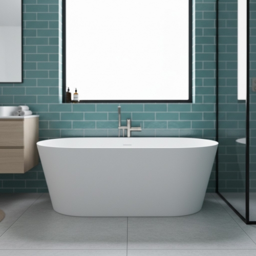 Small Compact Freestanding Bath 1370 x 730mm