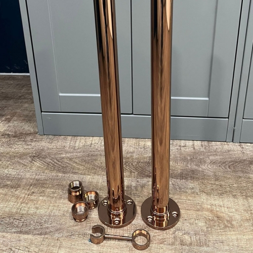 Traditional Copper Bath Stand Pipes