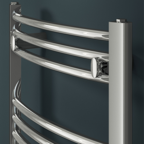 Warmbase LoCo Premier Curved 500 x 800mm Chrome Ladder Rail