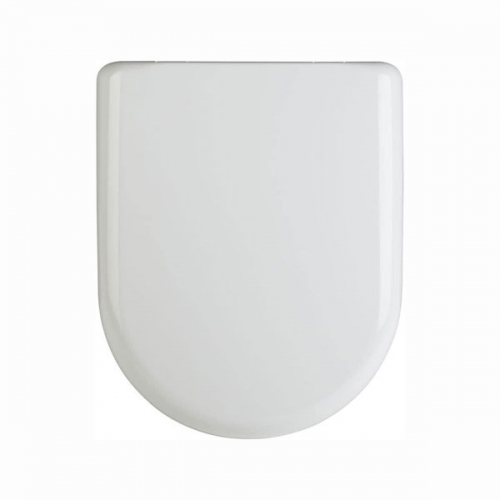 Standard D Shape Toilet Seat White - Top Fix