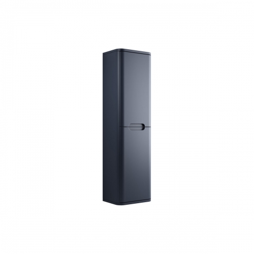 Freedom 350mm 2 Door Wall Hung Tall Unit - Matt Indigo
