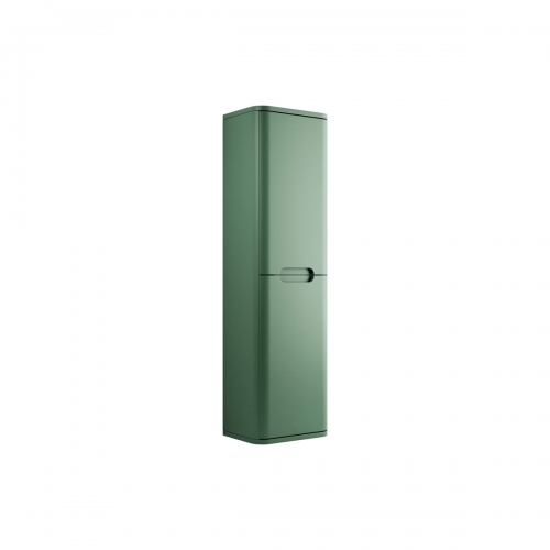 Freedom 350mm 2 Door Wall Hung Tall Unit - Matt Sage Green