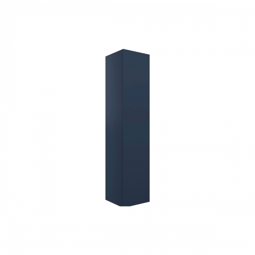 Hadleigh 350mm Wall Hung 1 Door Tall Unit - Matt Deep Blue
