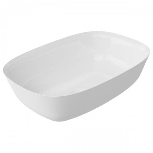 Indus 460x320mm Resin Washbowl - White
