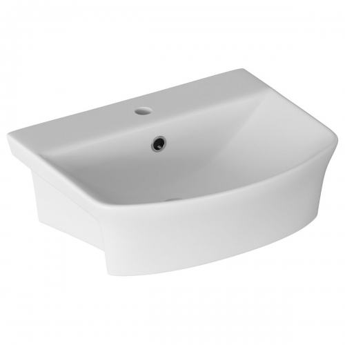 Series8 500x400mm 1TH Semi Recessed Basin