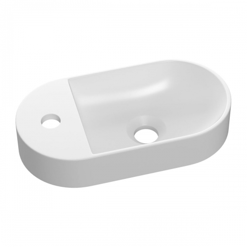 Tugela 380x200mm Mini Resin Washbowl - White