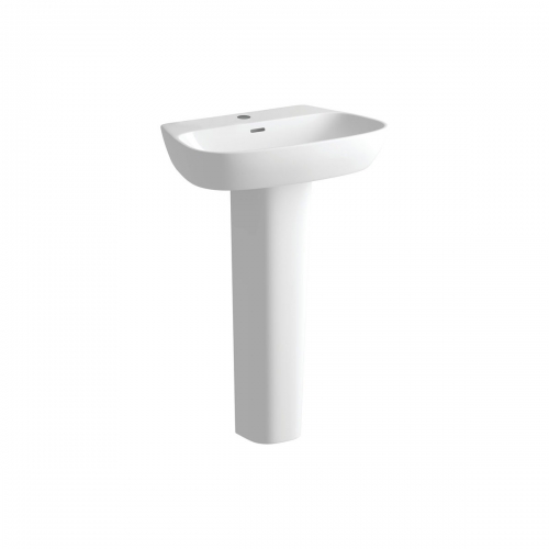 Series10 600x400mm 1TH Basin & Full Pedestal
