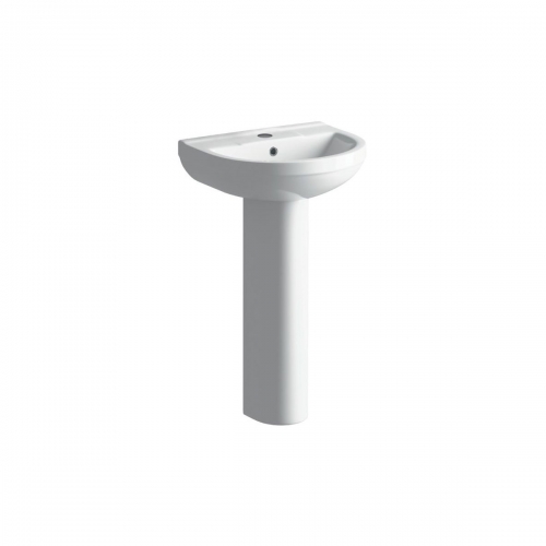 Series6 500x390mm 1TH Basin & Full Pedestal