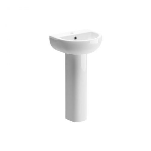 Series11 450x400mm 1TH Basin & Full Pedestal