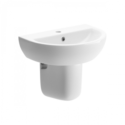 Series11 550x400mm 1TH Basin & Semi Pedestal