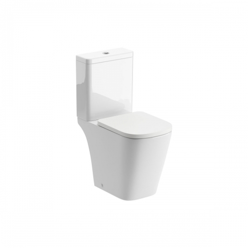 Series10 Rimless Close Coupled Open Back Comfort Height WC & Soft Close Seat