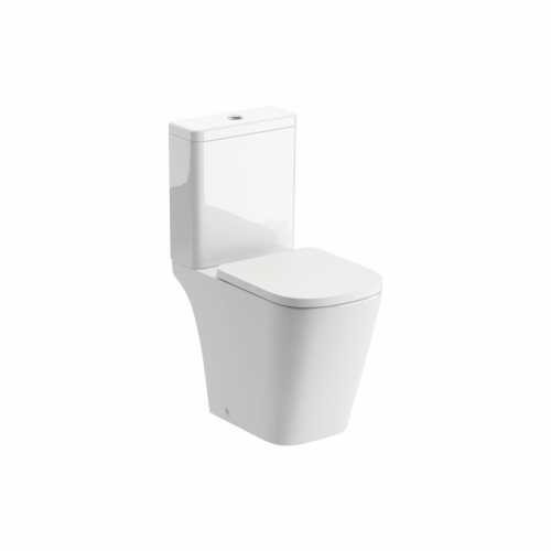 Series10 Rimless Close Coupled Open Back Short Projection WC & Soft Close Seat